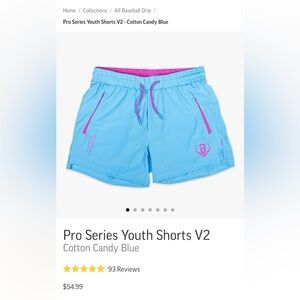 Pro Series YOUTH BL101 Shorts V2
